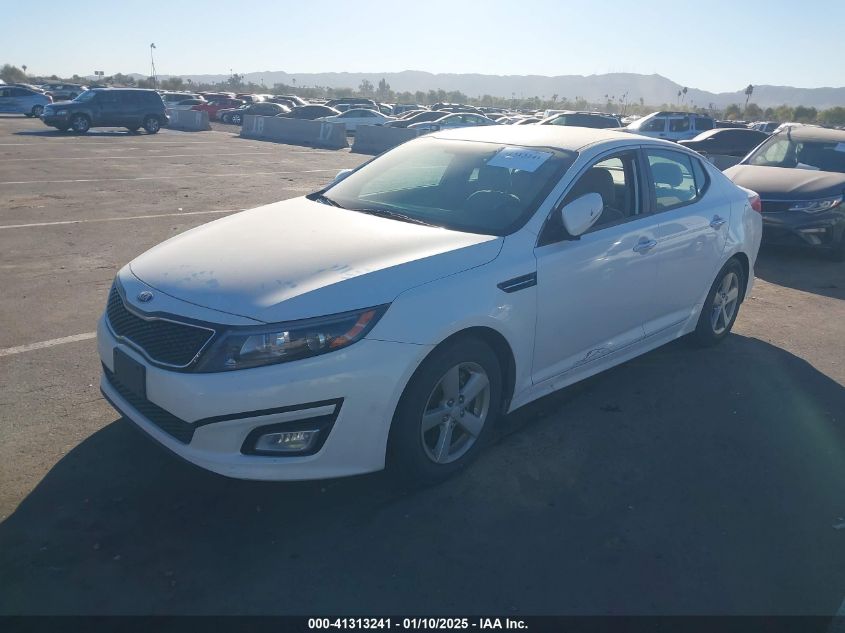 VIN 5XXGM4A7XFG396452 2015 KIA OPTIMA no.2