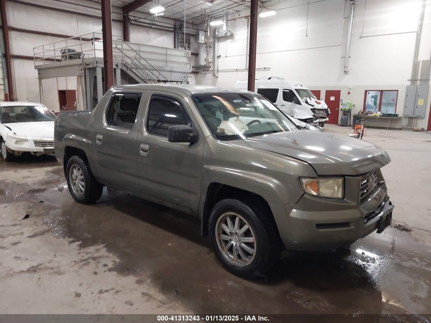 2007 HONDA RIDGELINE VIN: 2HJYK16487H518582