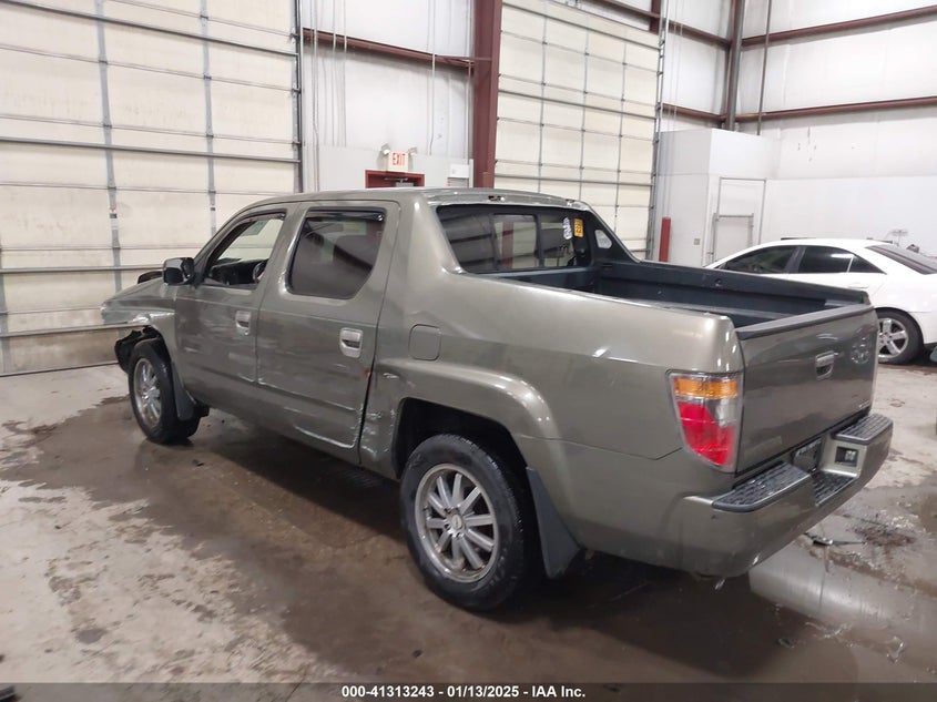 2007 HONDA RIDGELINE VIN: 2HJYK16487H518582