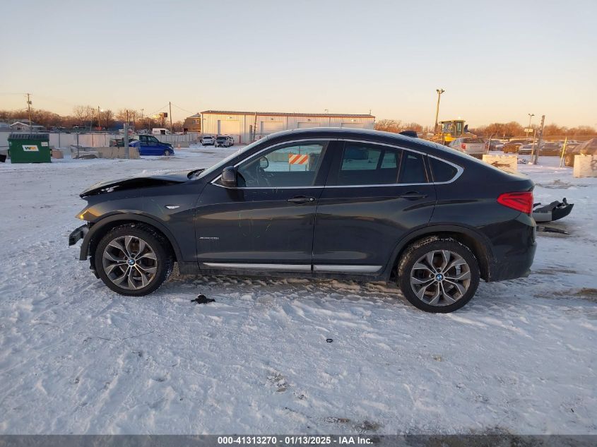 2015 BMW X4 xDrive28I VIN: 5UXXW3C5XF0M88838 Lot: 41313270