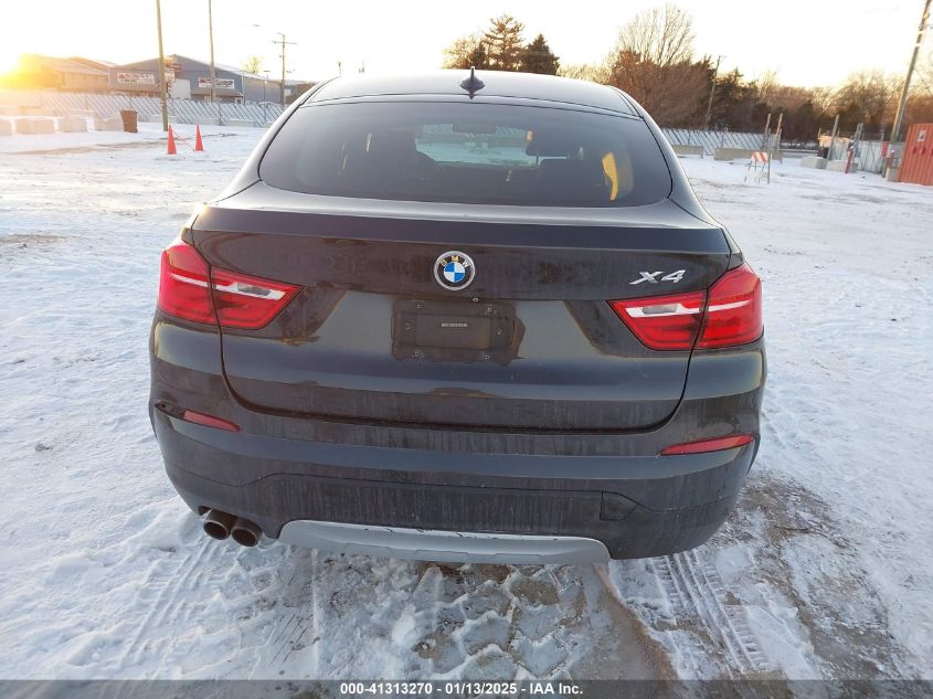 2015 BMW X4 xDrive28I VIN: 5UXXW3C5XF0M88838 Lot: 41313270