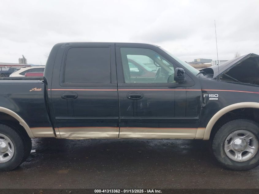2001 Ford F150 VIN: ISTRW0AIXIKE360II Lot: 41313362