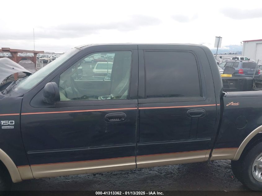 2001 Ford F150 VIN: ISTRW0AIXIKE360II Lot: 41313362