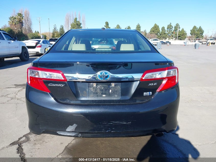 2013 TOYOTA CAMRY HYBRID VIN: 4T1BD1FK1DU088756