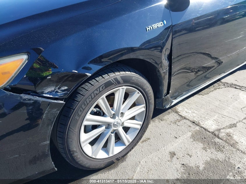 2013 TOYOTA CAMRY HYBRID VIN: 4T1BD1FK1DU088756