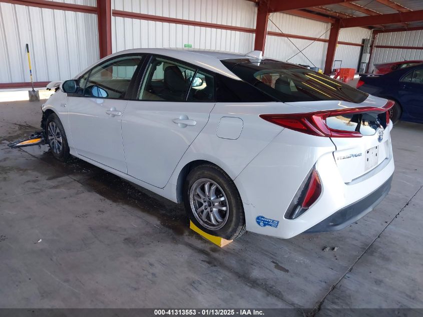 VIN JTDKAMFP3M3177485 2021 Toyota Prius, Prime LE no.3