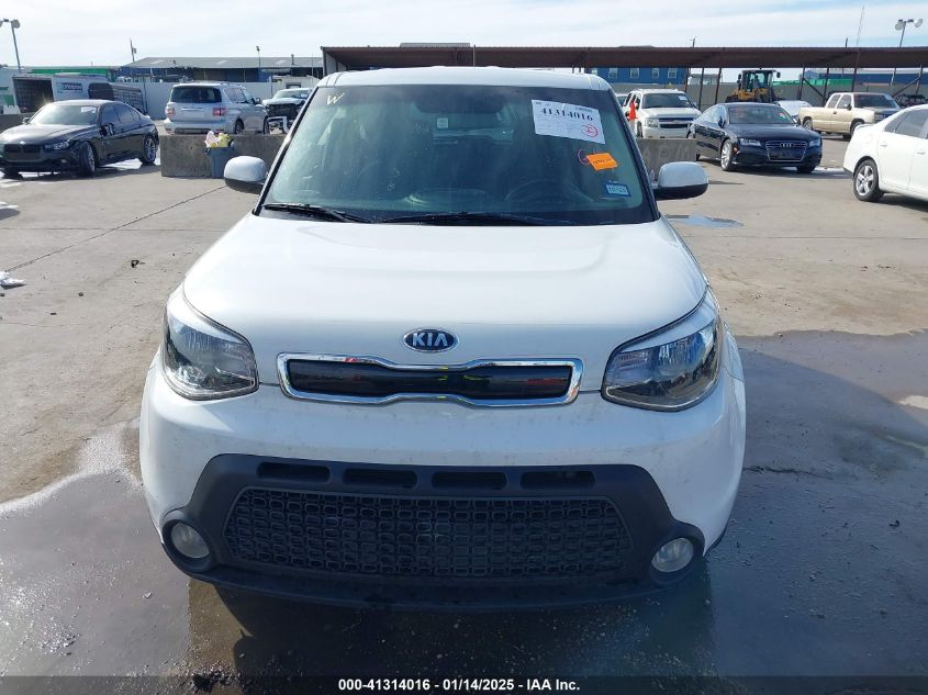 2016 Kia Soul + VIN: KNDJP3A55G7395614 Lot: 41314016