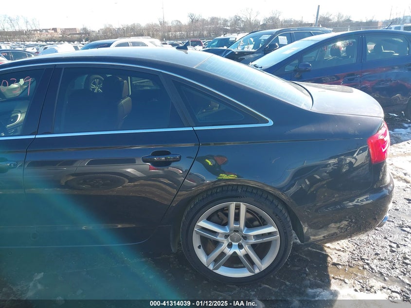 2014 AUDI A6 VIN: WAUFMAFC8EN154856