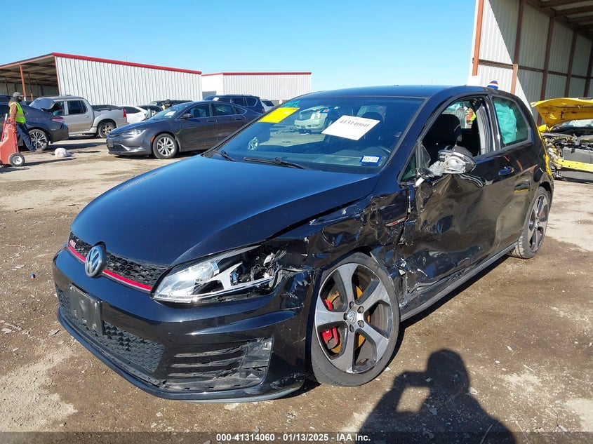 2016 VOLKSWAGEN GOLF GTI S W/PERFORMANCE PACKAGE 2-DOOR - 3VWY47AU3GM007367