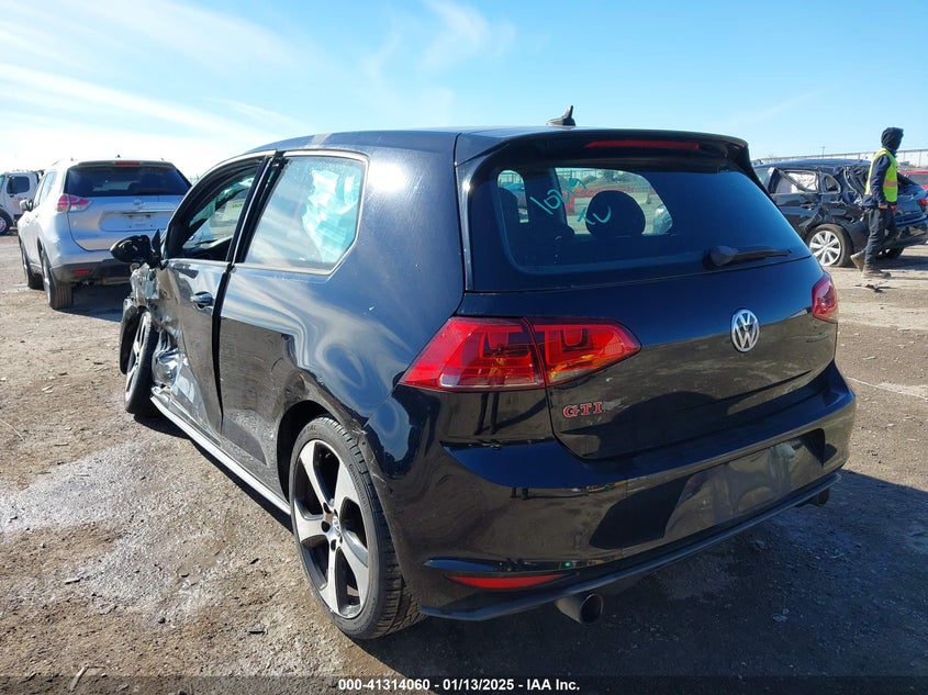 2016 VOLKSWAGEN GOLF GTI S W/PERFORMANCE PACKAGE 2-DOOR - 3VWY47AU3GM007367
