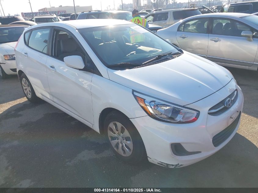 VIN KMHCT5AE8HU342677 2017 Hyundai Accent, SE no.1