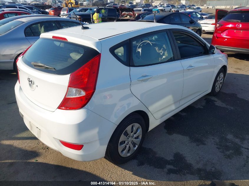 VIN KMHCT5AE8HU342677 2017 Hyundai Accent, SE no.4