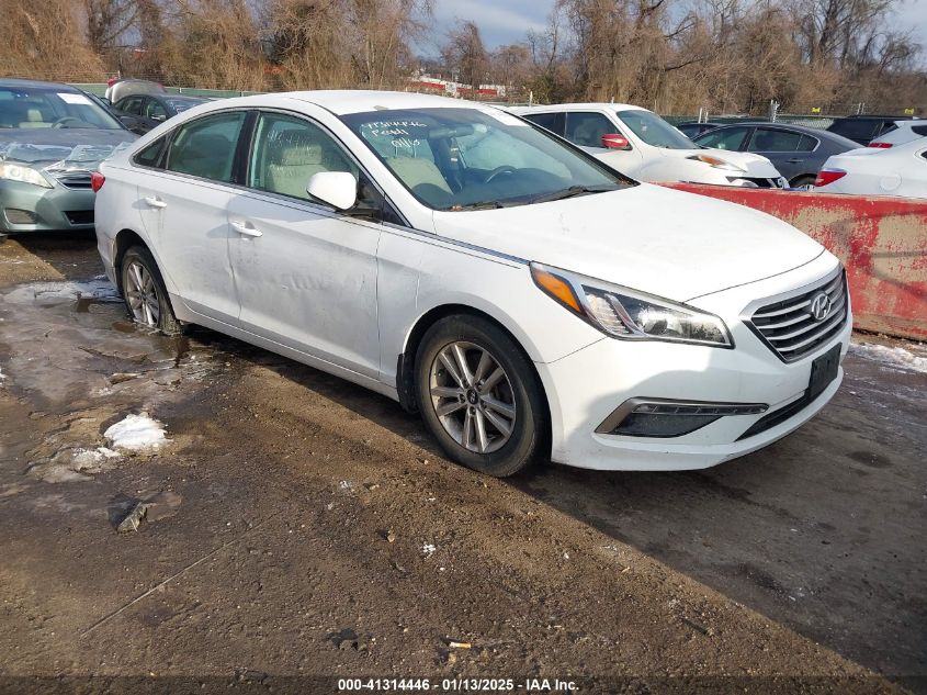 VIN 5NPE24AF6FH139197 2015 Hyundai Sonata, SE no.1