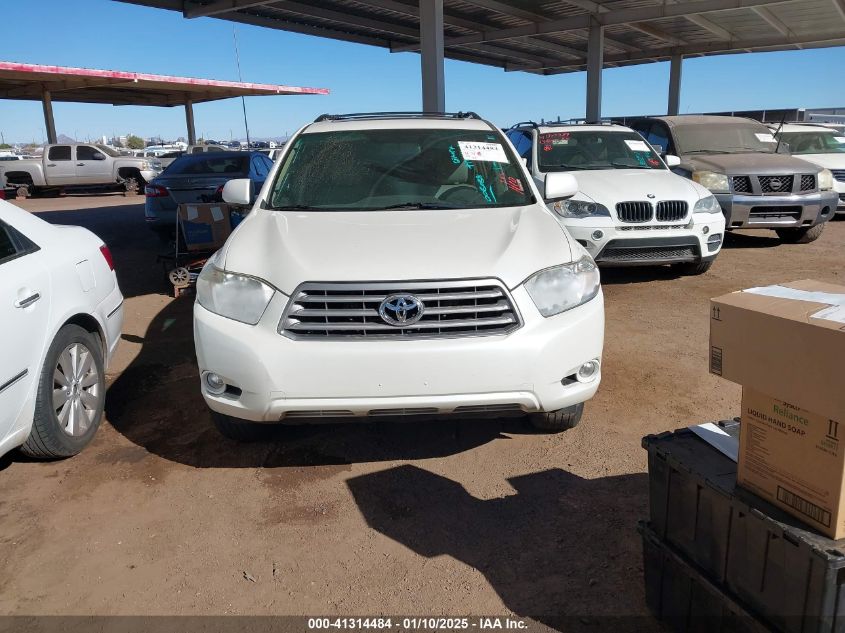 2010 Toyota Highlander Se V6 VIN: 5TDKK3EHXAS008088 Lot: 41314484