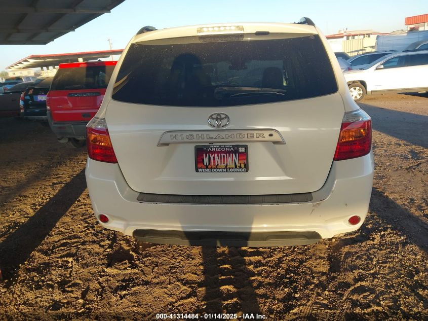 2010 Toyota Highlander Se V6 VIN: 5TDKK3EHXAS008088 Lot: 41314484