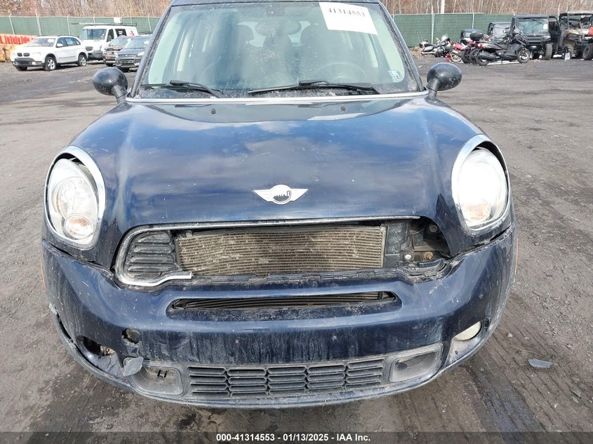 2013 Mini Countryman Cooper S VIN: WMWZC5C58DWP30936 Lot: 41314553