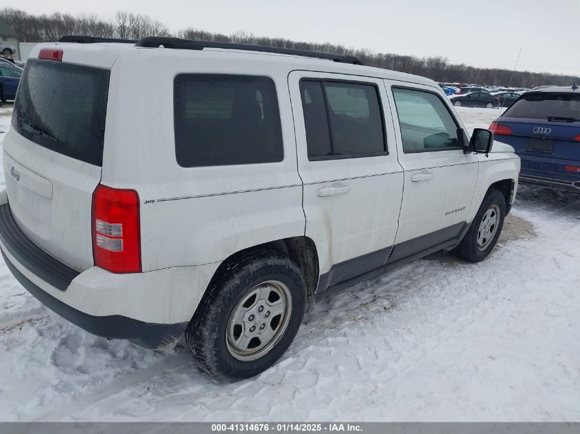 VIN 1C4NJPBA4ED596036 2014 Jeep Patriot, Sport no.4