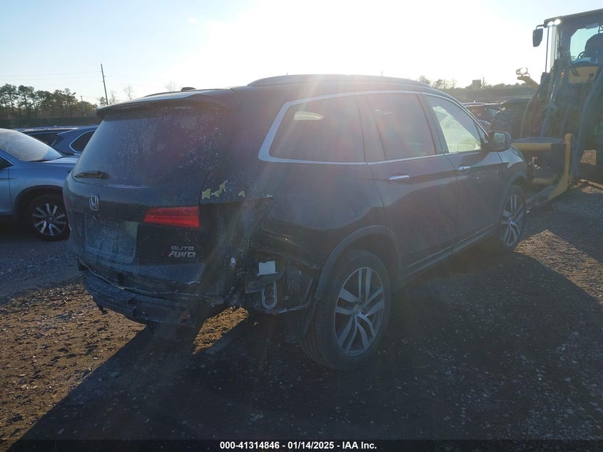 Vin: 5fnyf6h07gb102769, lot: 41805264, honda pilot elite 20164