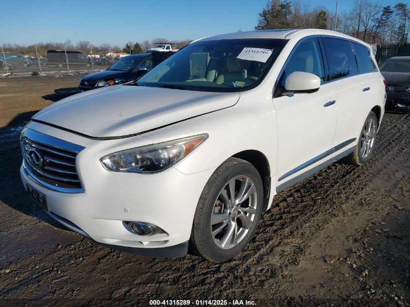 VIN 5N1AL0MM3DC329817 2013 INFINITI JX35 no.2