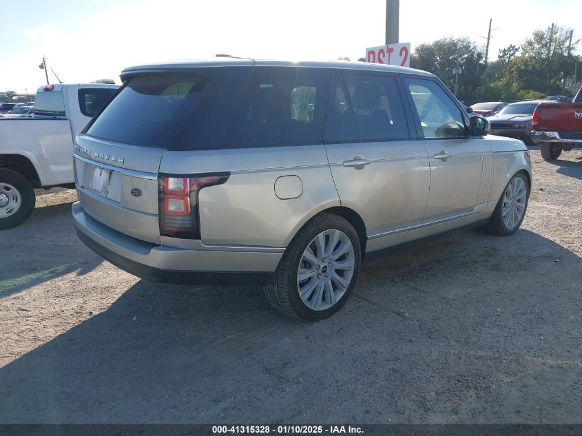 VIN SALGS2EFXEA135787 2014 Land Rover Range Rover,... no.4