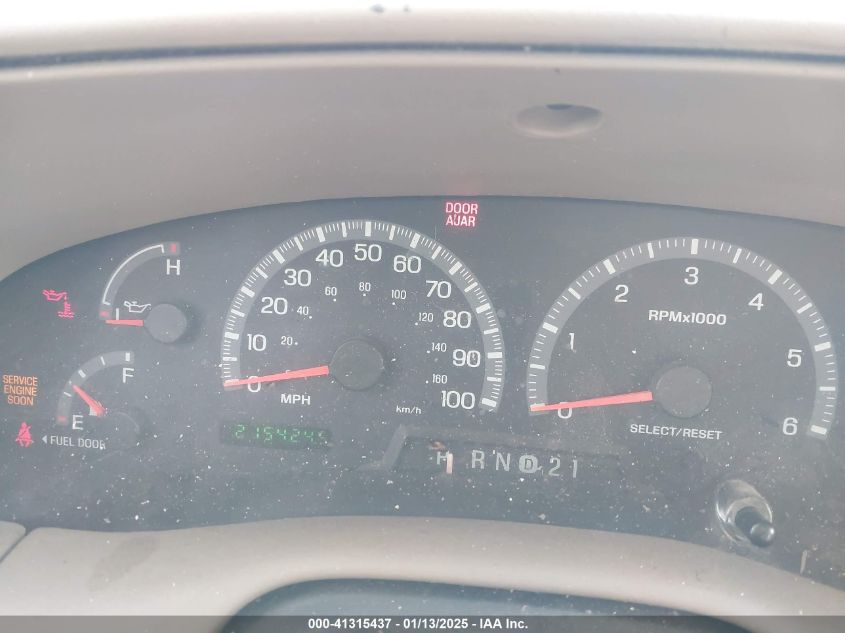 2001 Ford F-150 Harley-Davidson Edition/King Ranch Edition/Lariat/Xlt VIN: 1FTRW07W31KB35463 Lot: 41315437