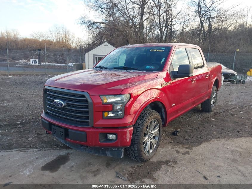 VIN 1FTEW1EPXHFA18420 2017 Ford F-150, Xlt no.6