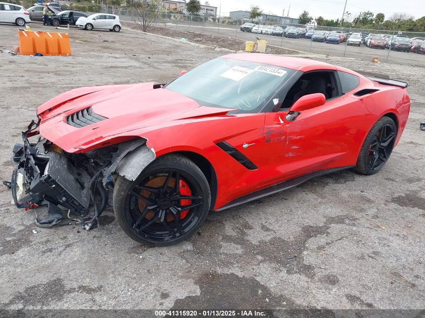 2016 CHEVROLET CORVETTE VIN: 1G1YG2D78G5106624