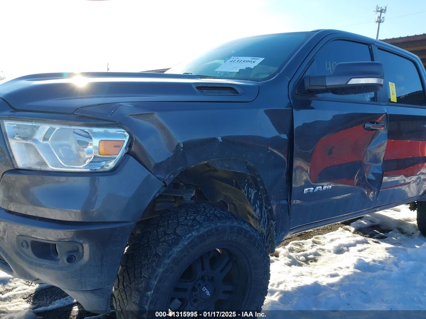 2019 RAM 1500 VIN: 1C6SRFFT6KN704526