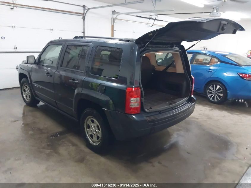 VIN 1C4NJPBB2FD158271 2015 Jeep Patriot, Sport no.3