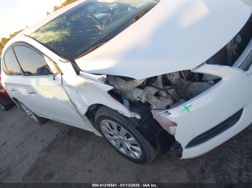 2015 Nissan Sentra S VIN: 3N1AB7AP8FY374909 Lot: 41316541