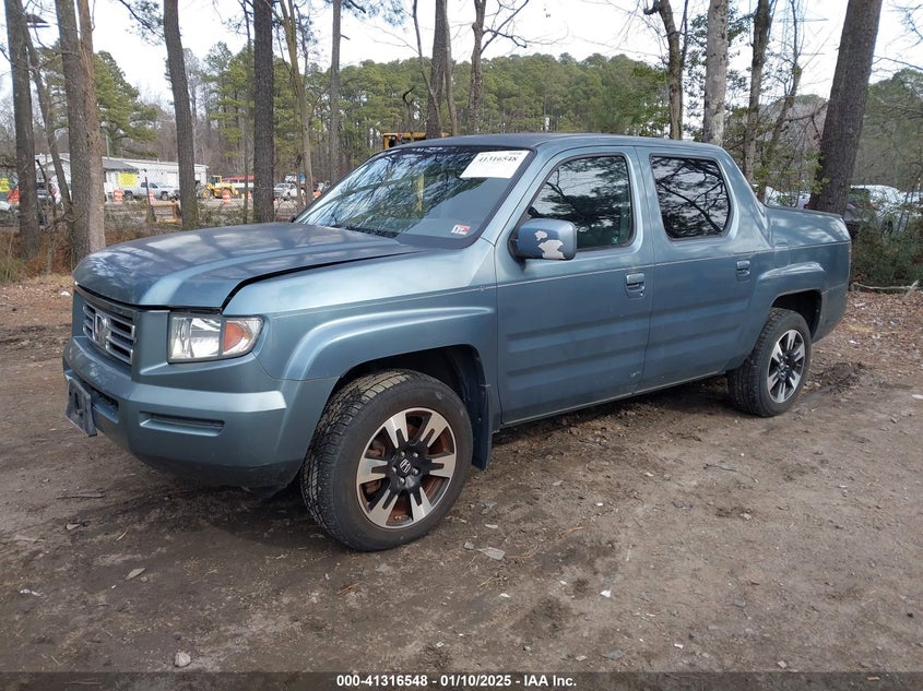 2006 HONDA RIDGELINE VIN: 2HJYK164X6H539769