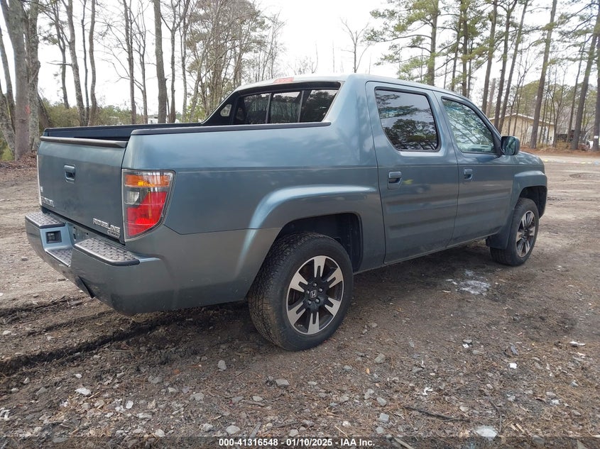 2006 HONDA RIDGELINE VIN: 2HJYK164X6H539769