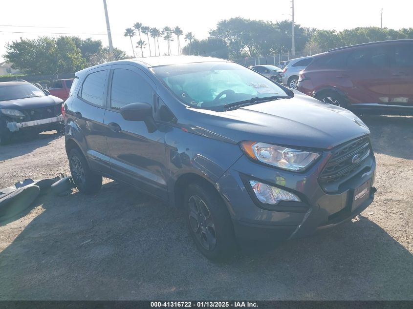 VIN MAJ6S3FL4KC300963 2019 FORD ECOSPORT no.1