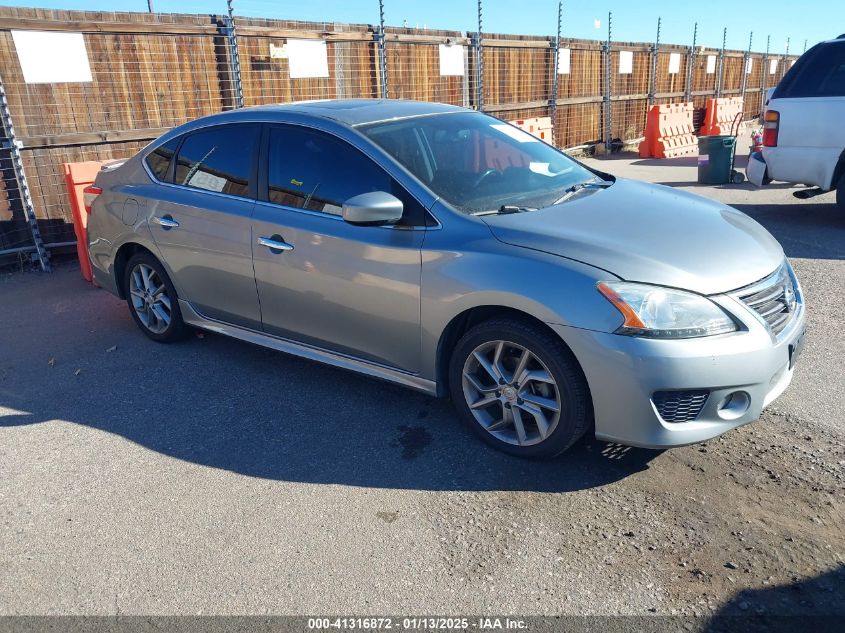 VIN 3N1AB7APXDL744302 2013 Nissan Sentra, SR no.1