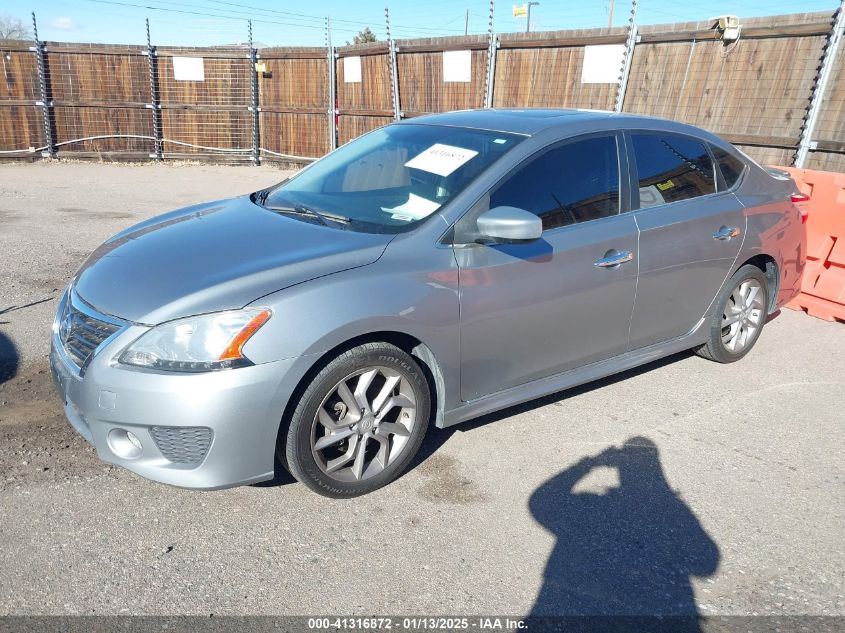 VIN 3N1AB7APXDL744302 2013 Nissan Sentra, SR no.2