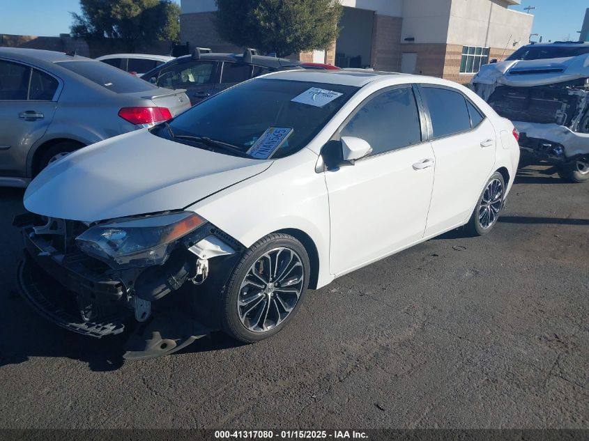 2014 TOYOTA COROLLA L/LE/LE PLS/PRM/S/S PLS - 5YFBURHEXEP041167