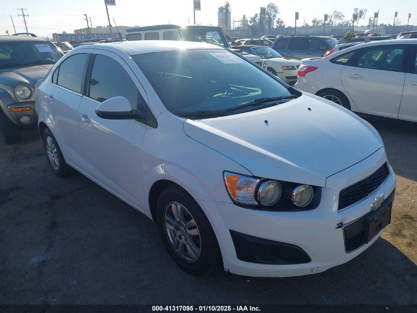 VIN 1G1JC5SH9D4142477 2013 Chevrolet Sonic, Lt Auto no.1