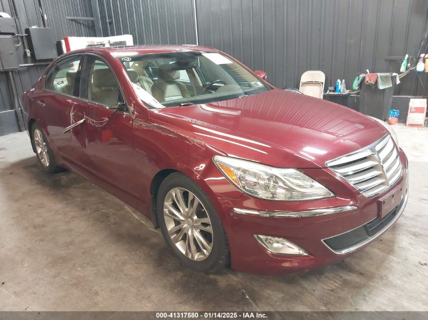 VIN KMHGC4DD3DU236694 2013 Hyundai Genesis, 3.8 no.1