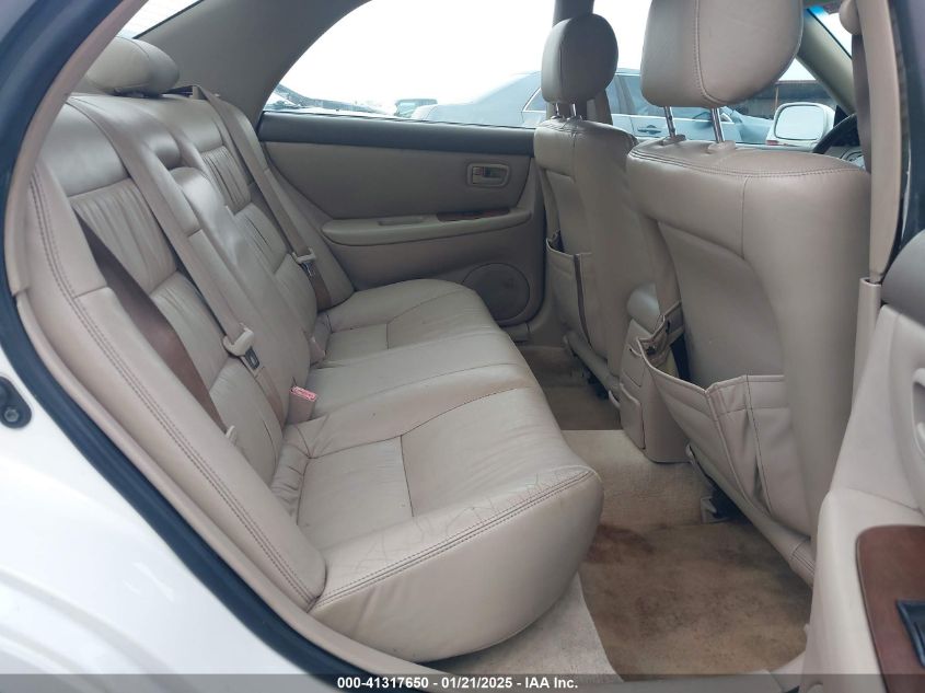 2001 Lexus Es 300 VIN: JT8BF28G210297535 Lot: 41317650