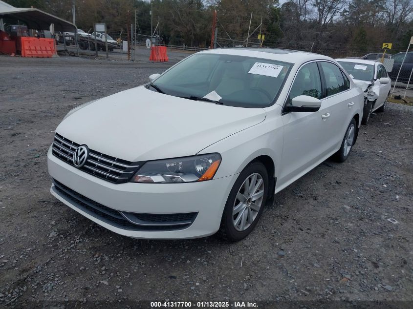 VIN 1VWBN7A33DC141142 2013 Volkswagen Passat, 2.0L... no.2