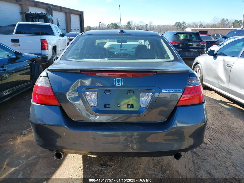 2006 Honda Accord Hybrid VIN: JHMCN36426C001201 Lot: 41317757