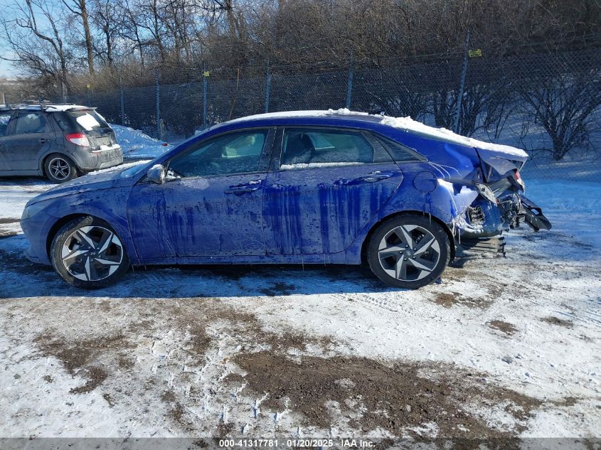 2023 Hyundai Elantra VIN: KMHLS4AG1PU615407 Lot: 41317781