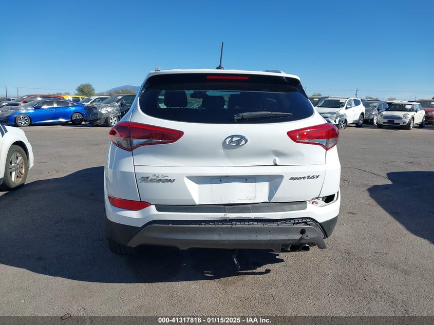 2016 HYUNDAI TUCSON VIN: KM8J33A25GU073747