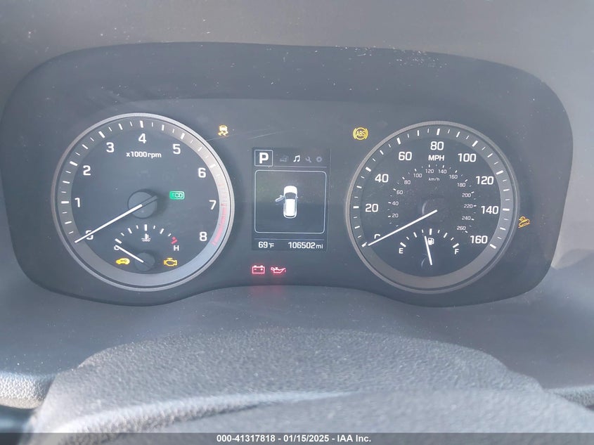 2016 HYUNDAI TUCSON VIN: KM8J33A25GU073747