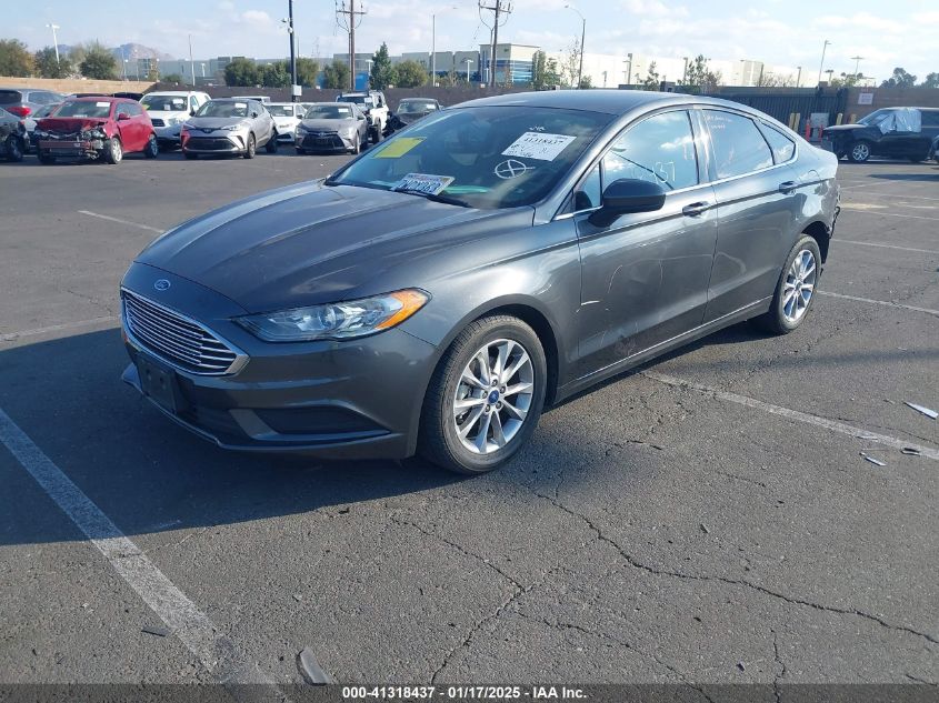 VIN 3FA6P0H79HR215854 2017 Ford Fusion, SE no.2