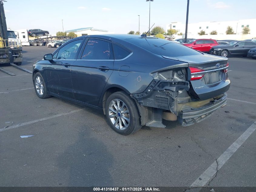 VIN 3FA6P0H79HR215854 2017 Ford Fusion, SE no.3