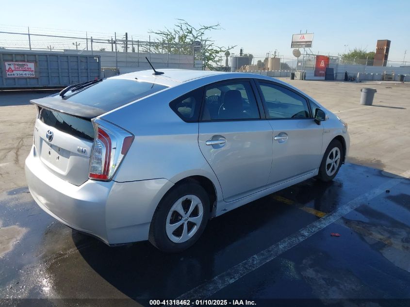 VIN JTDKN3DU2D1695574 2013 TOYOTA PRIUS no.4