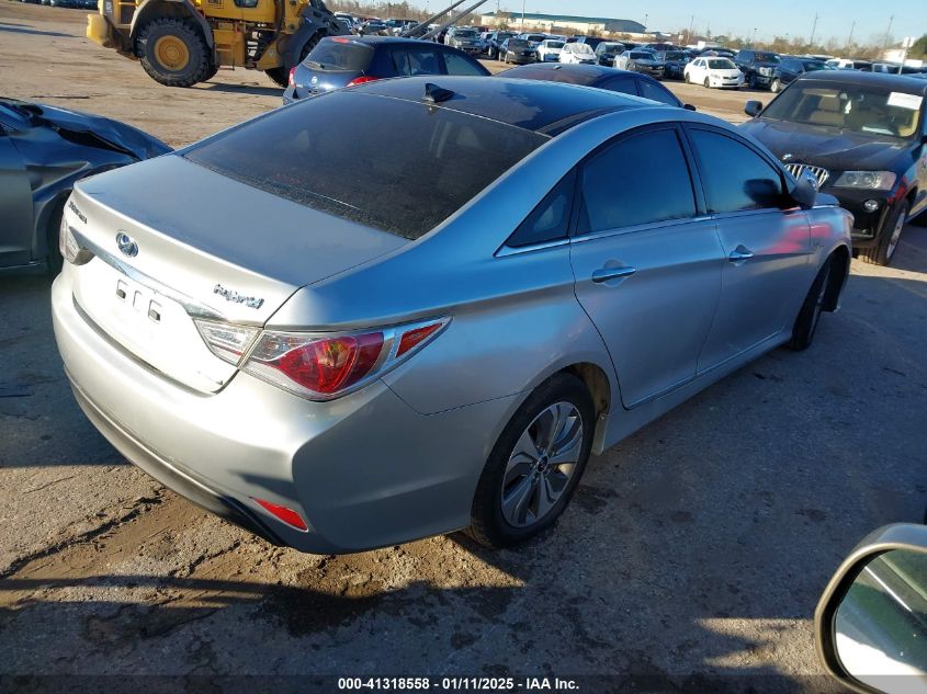 VIN KMHEC4A48EA103024 2014 HYUNDAI SONATA HYBRID no.4