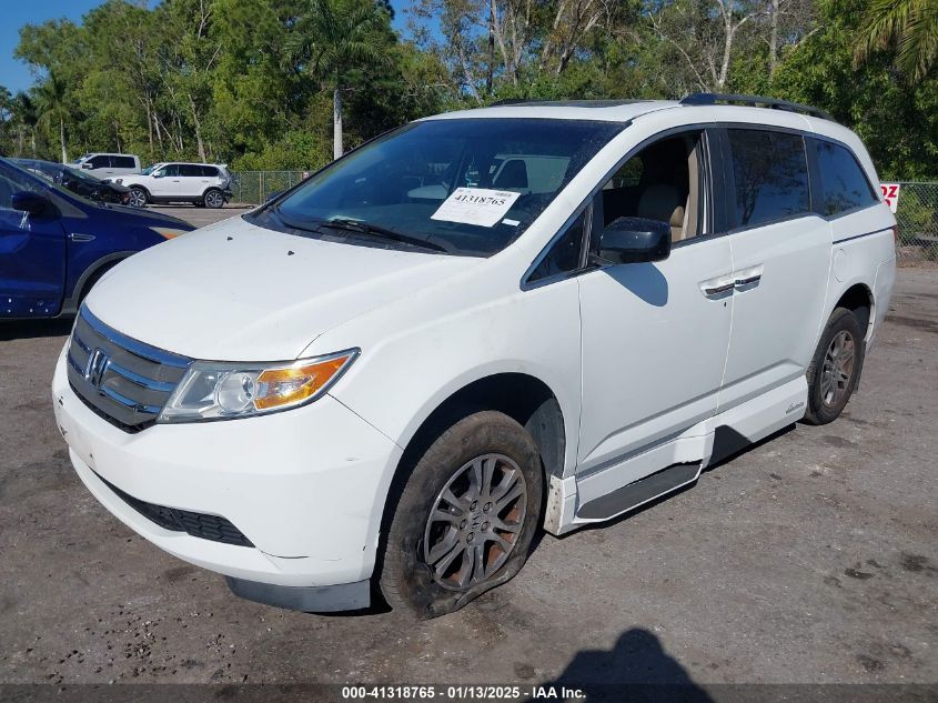 2011 Honda Odyssey Ex-L VIN: 5FNRL5H67BB078632 Lot: 41318765