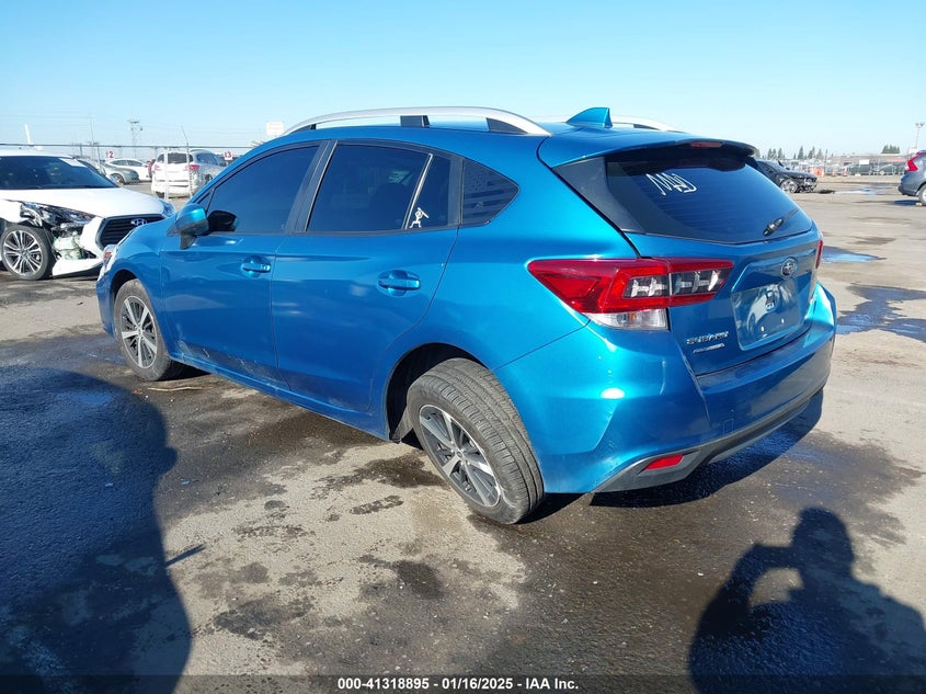2019 SUBARU IMPREZA VIN: 4S3GTAD63K3752836